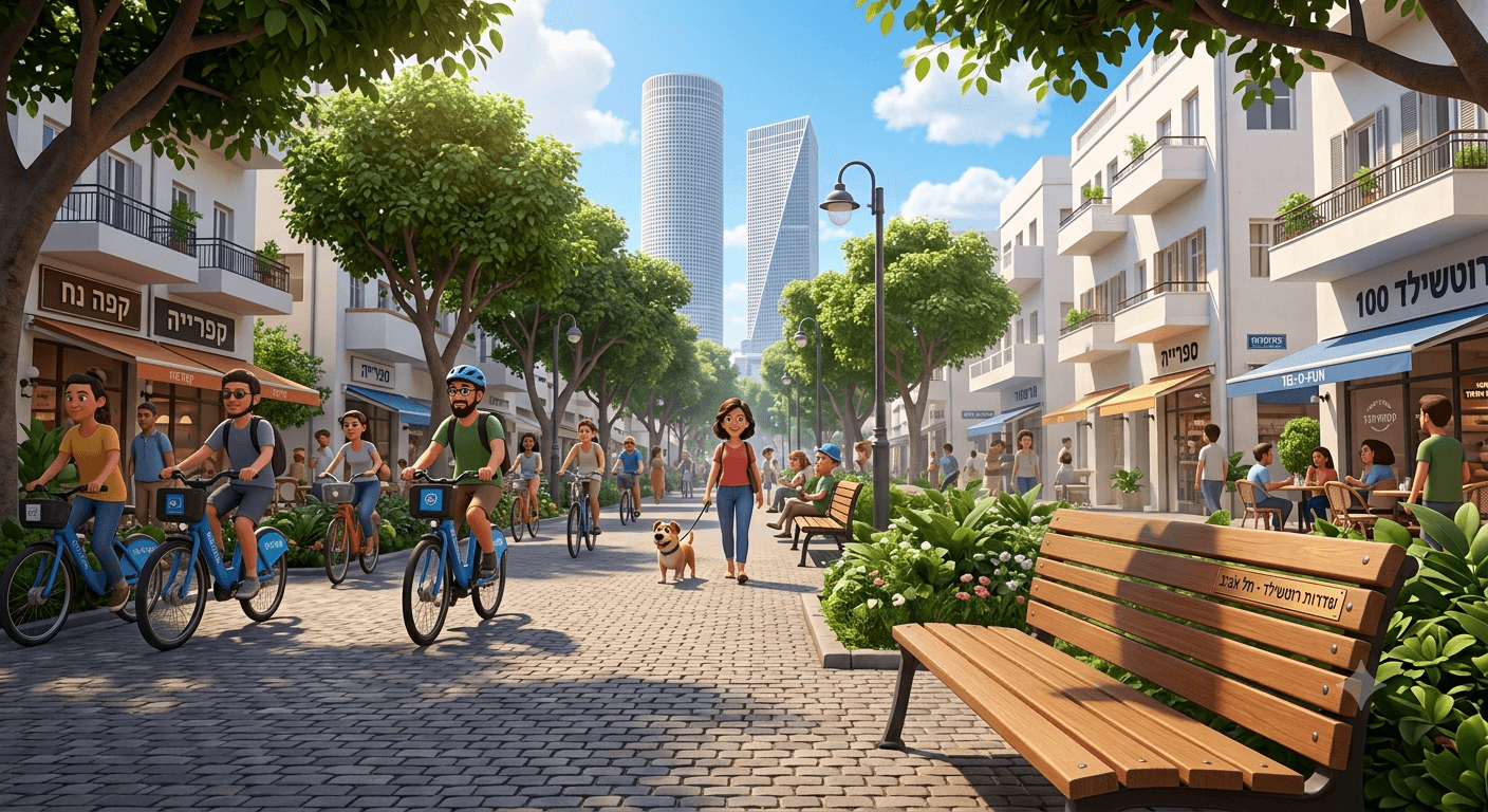 הרחובות הטובים בתל אביב: מה הופך שדרות רוטשילד, דיזנגוף ושינקין לכתובת נדל"ן מבוקשת?