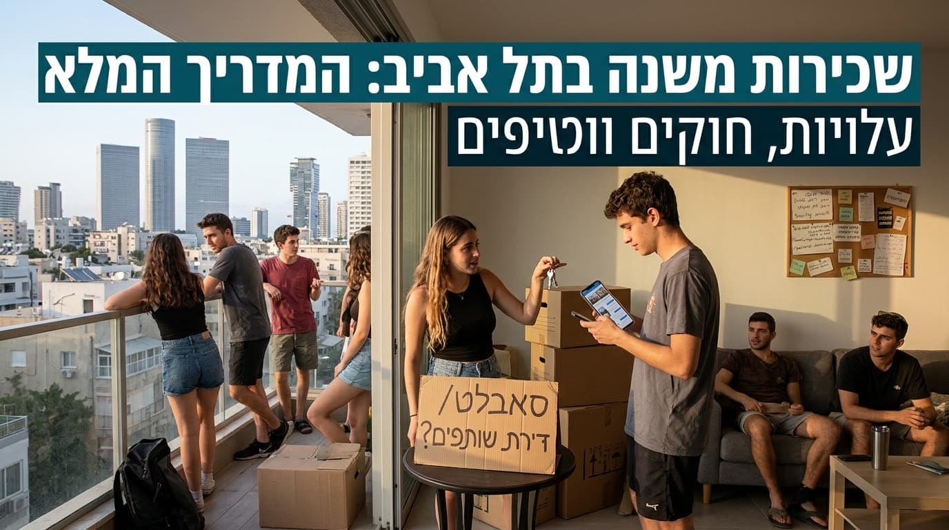 La sous-location comme business : ce que cette tendance révèle sur le marché locatif de Tel Aviv
